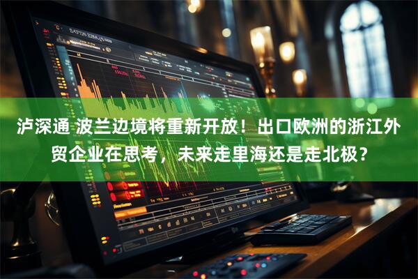 泸深通 波兰边境将重新开放！出口欧洲的浙江外贸企业在思考，未来走里海还是走北极？