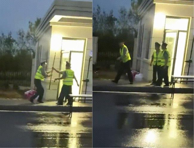 保安持棍追打学生:已开除,高校回应保安持棍追打学生:已开除